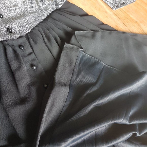 70s / 80s Vintage Randy Collection Chiffon Dress - Picture 7 of 16